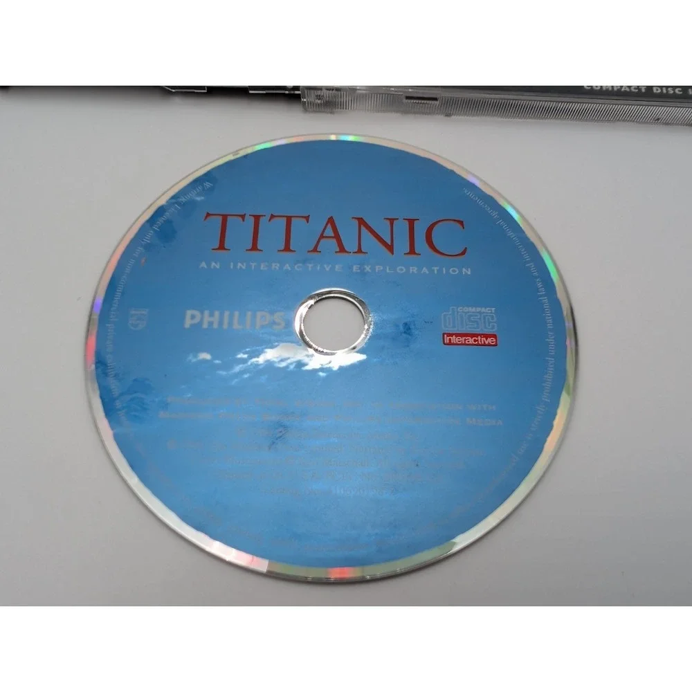 TITANIC AN INTERACTIVE EXPLORATION (Philips CD-i, 1994) CDI TESTED